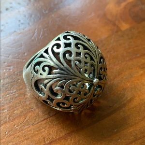 Lucky Brand filigree dome ring